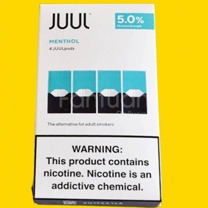 4 pack menthol juul pods JUUL Menthol Pods (4) main image 0